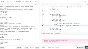 LeetCode 642. Design Search Autocomplete System