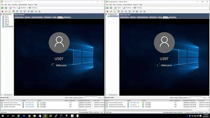 Windows 10 VM on an Intel 750 Series and a Samsung 950 PRO, NVMe SSDs fly with VMware ESXi!