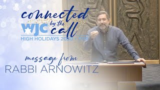 High Holidays 2020: A message from Rabbi Arnowitz