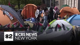 Columbia University student protests continue for 9th consecutive day