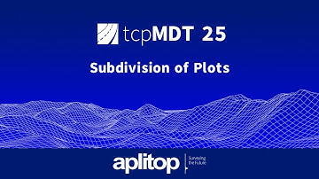 tcpMDT 25 Standard | Subdivision of Plots