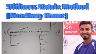 Stiffness matrices Method | Part 2 | Non Sway Frame |नेपाली र अङ्ग्रेजीमा Stiffness matrices method