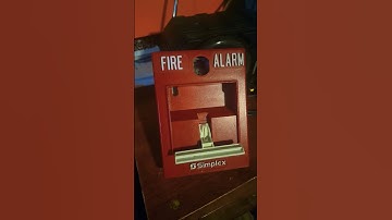 I pulled fire alarm simplex T bar