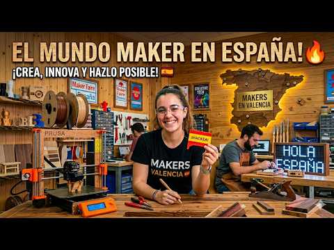 The Maker World in Spain by Recicleitor Maker at the Tienes Madera fair in Valencia.