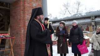 Молебен у строящегося храма-часовни в честь вмц. Екатерины(Ижевск. 7 декабря 2013 года. Суббота 24-й седмицы по Пятидесятнице. Вмц. Екатерины. На предприятии «Концерн «Кал..., 2013-12-07T10:04:40.000Z)