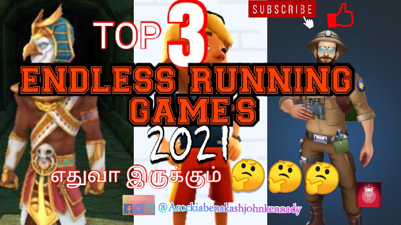 TOP 3 ENDLESS RUNNING GAMES 2021||Jabism37