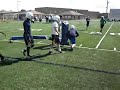 Stevenson football practice.