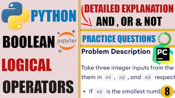 Logical Operators  in Python | AND , OR & NOT