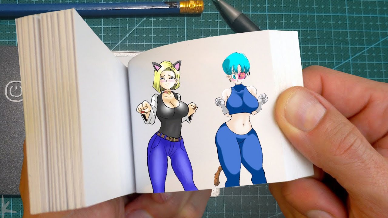 Android 18 and bulma dance