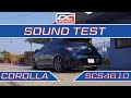 Dc sports toyota corolla exhaust sound clip scs4610