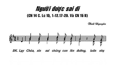 Người Được Sai Đi || Lm. Thái Nguyên ( Hiệp Lễ Chúa Nhật 15 Thường Niên B )