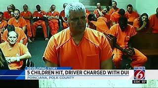5 children hit, driver charged with DUI