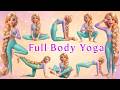 Rapunzel Yoga for Kids 🌸 | Flexibility & Stretching | Stretching Yoga for Kids with Rapunzel