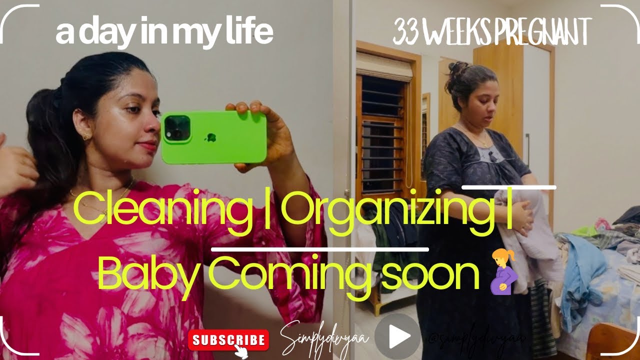8 ആം മാസത്തിലെ അവസ്ഥ 🤰But സമയമായി വരുന്നുണ്ട് 💕Pregnancy | cleaning | Baby Coming Soon☺️