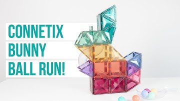 How to Build a BUNNY BALL RUN with CONNETIX!