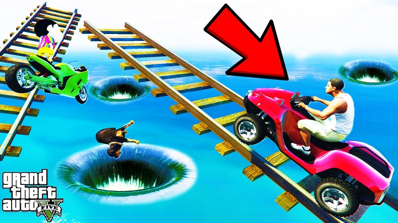 FRANKLIN TRIED THE IMPOSSIBLE DEEPEST HOLE WATER MEGA RAMP JUMP