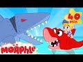 Mila vs Robot Sharks - My Magic Pet Morphle | Cartoons For Kids | Morphle TV