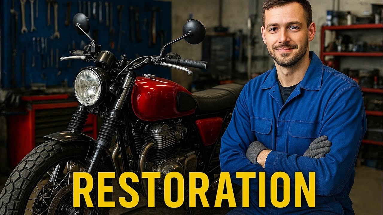 Full restoration old Kawasaki Z900 superbike, 90℅ rusted and damaged | Dream Restoration