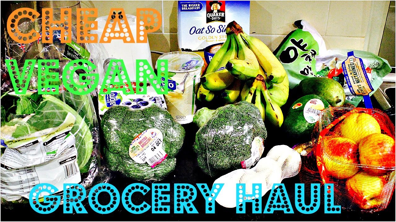 CHEAP VEGAN GROCERY HAUL WITH PRICES Cheap Lazy Vegan YouTube