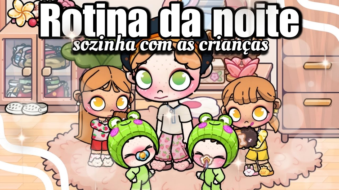 Rotina da noite🌃🍝✨️| Avatar world | Rotinas e historinhas | Aesthetic | Rp family | Dublado 💕