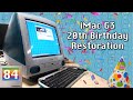 Mac84 original apple imac g3 20th birt.ay restoration