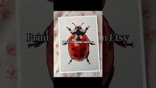 This one turned out so good!! 🐞 I just listed the prints on Etsy #digitalart