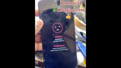 Realme c33 charging error 💯 solved try this solution
