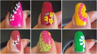 ✨ DIY Nail Art with Household Items 🧷 || Beginners Friendly & Aesthetic Designs