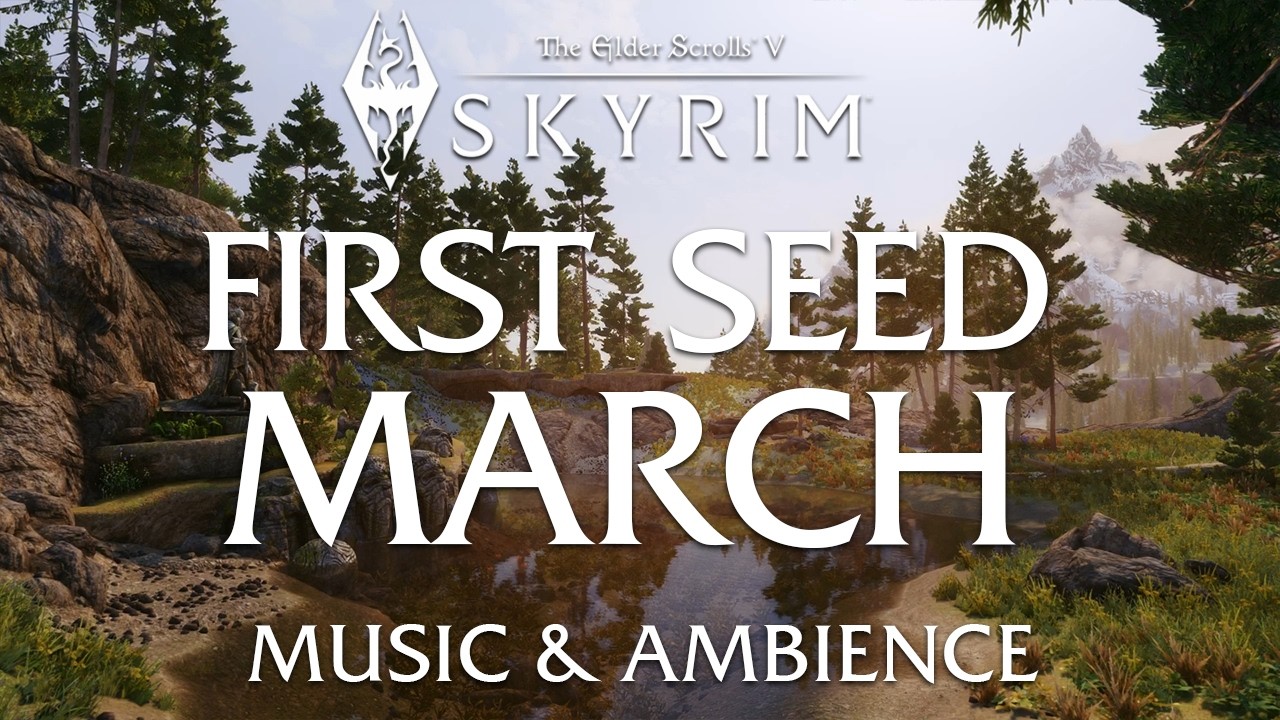 First Seed of March | Relaxing Skyrim Music and Ambience