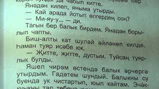 Рассказ на татарском о том, как кошка кормила своих котят / Ана песи турында хикәя
