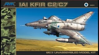 Israel IAI Kfir C2/C7 Fighter 1:48 Plastic Model Kit 88001-A
