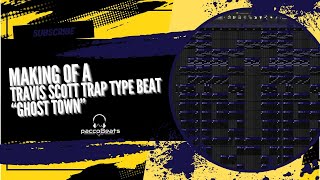 FL Studio Making a Travis Scott Trap Type Beat/Making a Beat from scratch