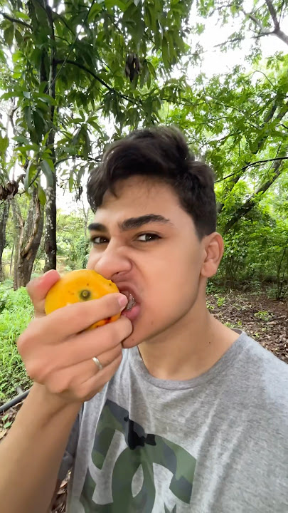 Trying exotic fruits for the first time 😳🍇 #shorts