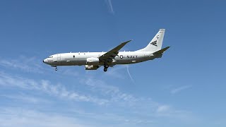 US Navy Boeing P-8 Poseidon Performing touch and goes at Selfridge ANGB 5/29/26