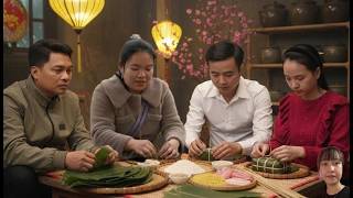 Download Lagu Reunion Tet Tiểu San and Hải Bring Traditional Chung Cakes to Hùng and Hoài Ca MP3