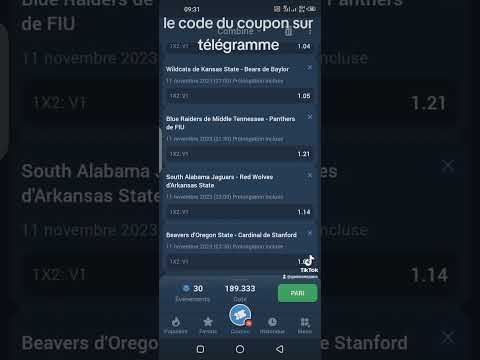 coucou du jour bien analyser . code du coupon sur télégramme 100% gratuit