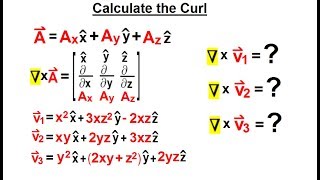 Physics Ch 67.1 Advanced E&M: Review Vectors (31 of 55) Calculate the Curl