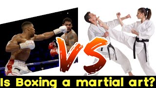 Is Boxing a Martial Art?
