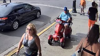 Move Aside and Let the Man Go Through Outside Sloppy Joes, Duval Street, Key West, Florida