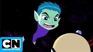 Terra Fights Beast Boy | Teen Titans | Cartoon Network