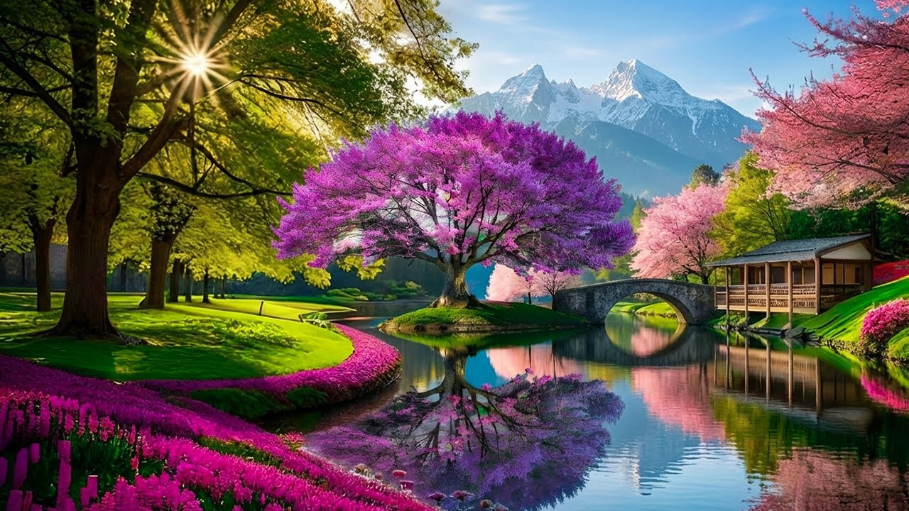 Piano Relaxing Music - Springtime Music, Study Music, Stress Relief