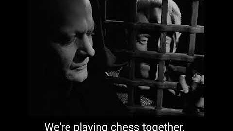 The Seventh Seal (1957) | Ingmar Bergman | Conversation about Death |Classic scene ever | Mustwatch
