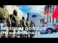 Truckers Freedom Convoy 2022 In Ottawa, Canada February 18