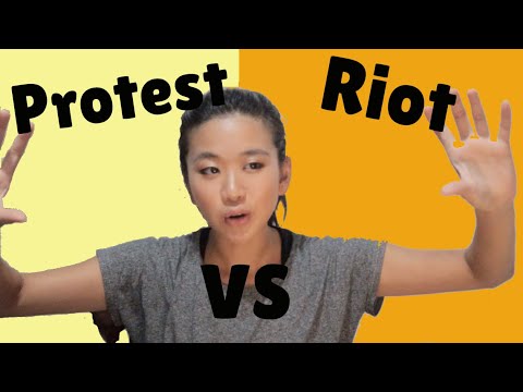 Video: Rozdíl Mezi Riot A Protest