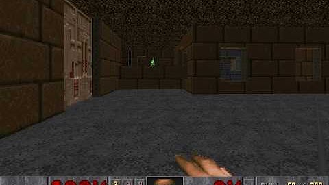 Doom II level 5, The Waste Tunnels: Plasma rifle (2 ways)