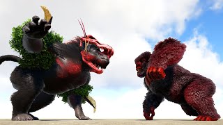 LOST ISLAND BOSS: DINOPITHECUS KING vs. MEGAPITHECUS/DRAGON and More | ARK Dino Battle ?