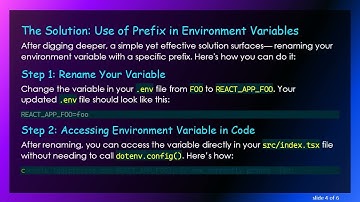 Unlocking the Secrets of .env Files in TypeScript React Projects Using dotenv
