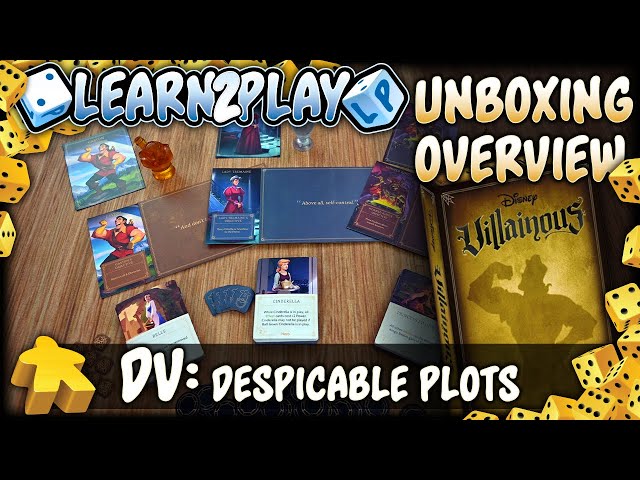 Ravensburger Disney Villainous Despicable Plots Strategy Board Game