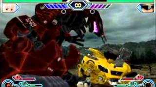 The Bloody-Demon colored version of the Death Saurer, fighting agai...
