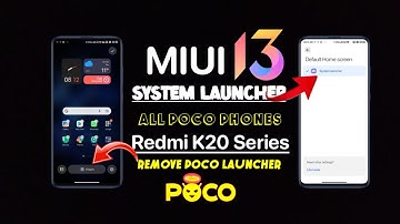 Install MIUI 13 System Launcher for Poco Phones, Replace by Poco Launcher | MIUI 13 Dynamic Widgets